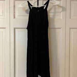 Black Cotton Dress/Cover Up Size Small